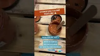 Miniature : #hydrofuges colorés toiture ➡️ 3 textures / rendus / effets perlants - TECHNICHEM FRANCE