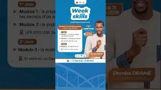 Miniature : WEEKEND SKILLS : deux jours de formation en art oratoire, de development personnel à Saint-louis