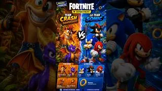 Miniature : Crash Bandicoot et Spyro dans la boutique Fortnite ! Vous êtes plutôt Team Sonic et Team Crash ?