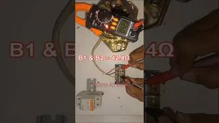 Miniature : Brancher un condensateur sur un moteur 220V. tester les enroulements. تحديد  ملفات محرك #electrical