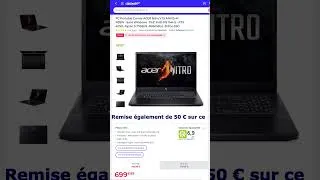 Miniature : 2 PC portable gamer pas cher 💻 bon plan #pcportable  #gaming