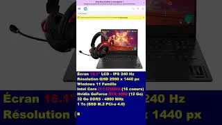Miniature : PC portables gamer ( RTX 4080 ) 💻 bon plan