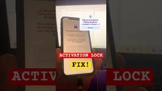 Miniature : iPhone Locked to Owner? 🔒 Activation Lock Bypass Fix! #icloudbypass #activationlock  #iphoneunlock