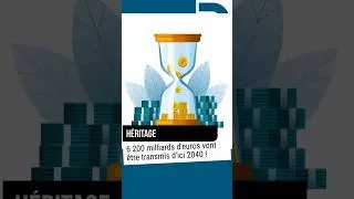 Miniature : ⏳💰 6 200 milliards d'euros vont être transmis d'ici 2040.