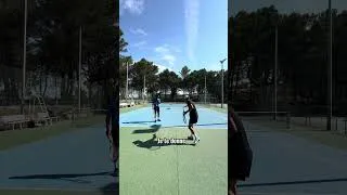Miniature : Easy ball? Not really 😱 #tennis #asics #coaching #tennisplayer #sports #tennislife #tips