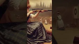 Miniature : La tireuse la plus rapide du Far West #histoireaméricaine #cowboy #tirsportif