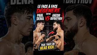 Miniature : 🚨LE FACE À FACE DÉGÉNÈRE ! Paul Dena tente un HEAD KICK sur Anzor