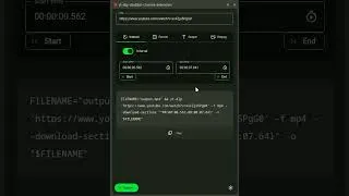 Miniature : Create yt-dlp commands with my chrome extension