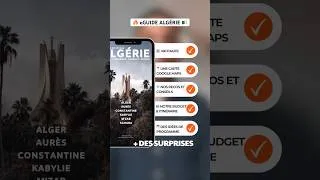 Miniature : GUIDE DE VOYAGE SUR L’ALGÉRIE #tourisme #guide #conseil #algerie #dz