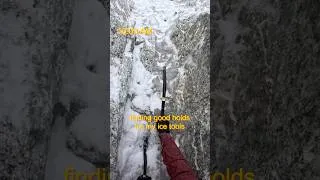 Miniature : Here come 50s of pure rush 🥵#alpinism #climbing #iceclimbing #icefall #povadventure
