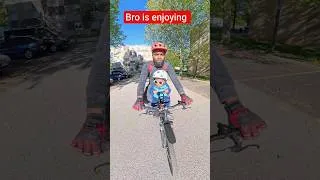 Miniature : My son has his own seat on my bike#bikepacking #toddlers #family #vlog