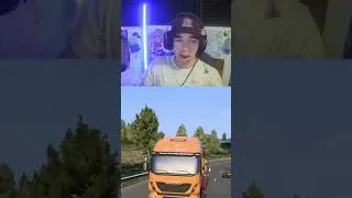 Miniature : J'AI CRAQUER EN LIVE 😂 #shorts #ets2 #humour