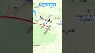 Miniature : Flying to work in my light aircraft… full video on my channel! #privatepilot #aviation #flying