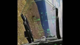 Miniature : F-16 make a mistake by reversing the turn against F-18