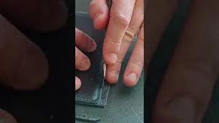 Miniature : #Leather Edge Beveling #short #leathercraft #leathertools