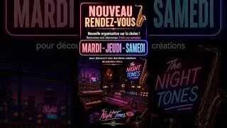 Miniature : 🎶 Nouveaux rendez-vous sur la chaîne !  #thenighttones #nightgroove #80smusic