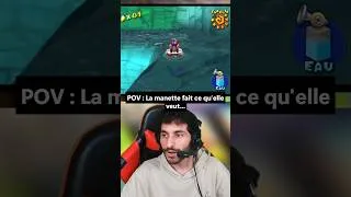 Miniature : POV : La manette fait ce qu'elle veut... (RIP MARIO 😭) #shorts #retro #gaming #mario #humour #pov