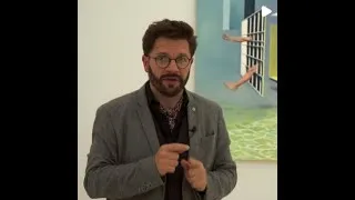Miniature : Interview de Cédric Jacquillard , artiste peintre, dans le cadre de l'exposition (SUR)RÉEL