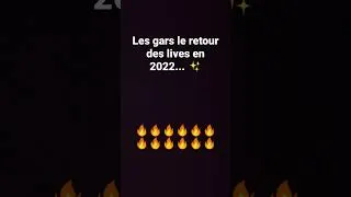 Miniature : retour des lives... ✨