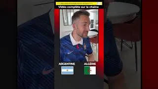 Miniature : ARGENTINE - ALGERIE : Mon Pronostic Foot #coupedumonde
