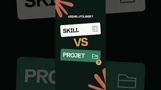 Miniature : Skill VS Projet - lequel utiliser avec Claude?