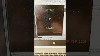 Miniature : Attack of Fallen 100% BASIC Thomson MO5 #retrogaming #thomson #basic