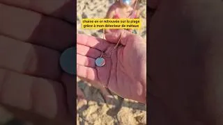 Miniature : CHAINE EN OR RETROUVÉE SUR LA PLAGE - DÉTECTEUR MÉTAUX