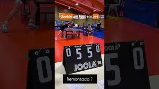Miniature : On pensait vraiment avoir perdu ce match…🏓 #tabletennis #pingpong