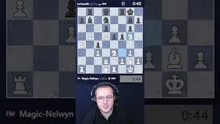 Miniature : Partie d'échecs en Bullet 2500 élo! 100% non pédagogique...  #chess #chesscom  #bulletchess