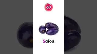 Miniature : 4_APPRENDS LES FRUITS EN FRANÇAIS🥥🍒🥭⎜Apprends les noms des fruits⎜Tidoon #fruit #shorts