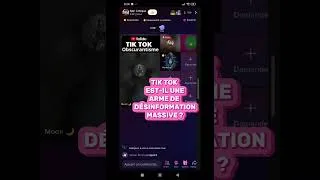 Miniature : Tik Tok, une arme de désinformation massive ?