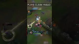 Miniature : YASUO CLEAN 🔥 League of Legends #shorts