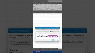 Miniature : supprimer les doublons en 1 clic! #excel #exceltips #exceltricks