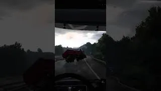 Miniature : Accident Crash Routier Truck euro truck  #eurotrucksimulator2 #automobile #truckingsims #ats #livefr