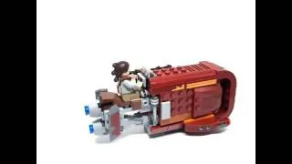 Miniature : Lego Star Wars - Rey's Speeder - Foldio 360°