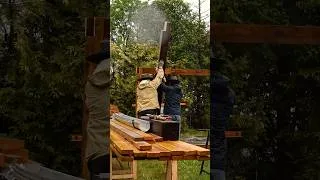 Miniature : La Serre 🪴🪚 #construction #diy #jardin #potager #renovation #woodworking #bricolage