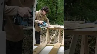Miniature : Extrait de la vidéo où je transforme mon véhicule en mini van aménagé. #construction #diy #vanlife