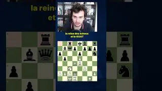 Miniature : Elle a HUMILIÉ Magnus Carlsen #chess