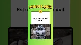 Miniature : 🧠🔥Quiz : devine si cet animal existe ! 🐒  #quiz #culturegenerale #animaux