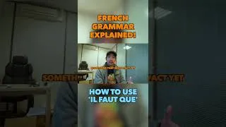 Miniature : How to use « Il faut que » in French 🇫🇷 #learnfrench  #frenchlistening #french #languagelearning