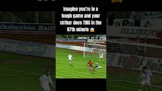 Miniature : Imagine you’re in a tough game and your striker does THIS in the 87th minute 😱 #football #foryou