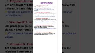 Miniature : Les Nutriments Qui Boostent Ton Cerveau  #psychologie #cerveau #shortsfrance