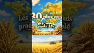 Miniature : 🌾Production mondiale de blé par pays #trend