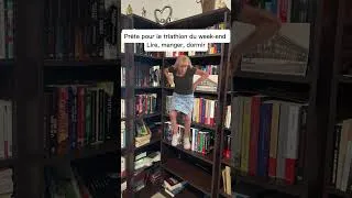 Miniature : Prêts pour le triathlon du week-end #booktube #booktok #bookaddict #books #bookshorts