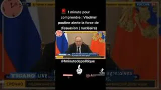 Miniature : poutine alerte la force de dissuasion nucléaire