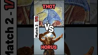 Miniature : THOT vs HORUS | Match 2 - 1/2 finale - L’ultime dieu égyptien de la communauté 🏆#shorts #histoire