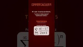 Miniature : Comment calculer pi