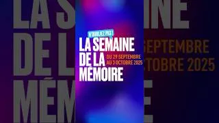 Miniature : Semaine de la Mémoire 2025