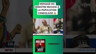 Miniature : MESSAGE DU MINISTRE MUYAYA À LA POPULATION CONGOLAISE 😱 #goma