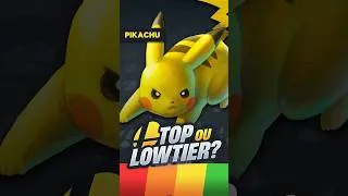 Miniature : Dans quel Smash Bros, PIKACHU est-il TOP TIER et LOW TIER ? ​⚡​